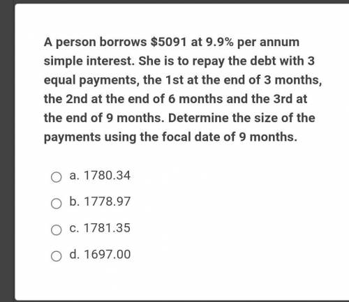 A debt of $14326 is due at the end of 5 years. It is proposed that $X be paid now, with another $X