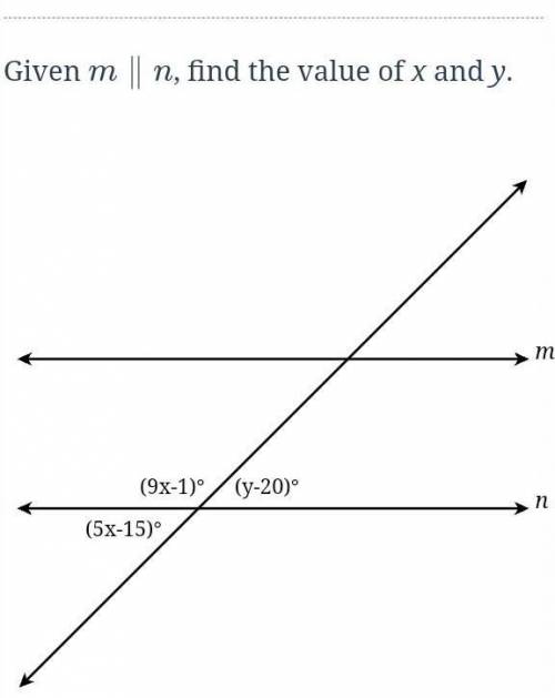 Find the value of X and Y