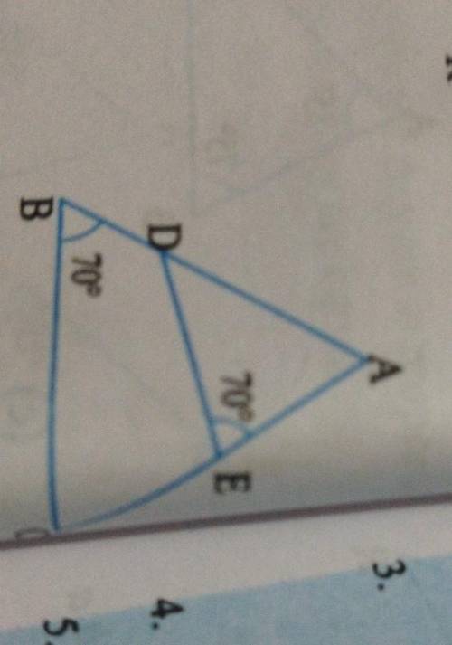 in the given figure triangle abc is similar to triangle ADB write down the corresponding sides with