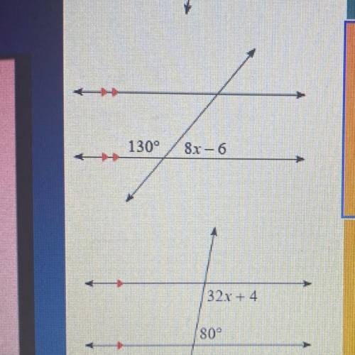Need help! Solve for X on both