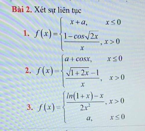 Consider the continuity of the limit function