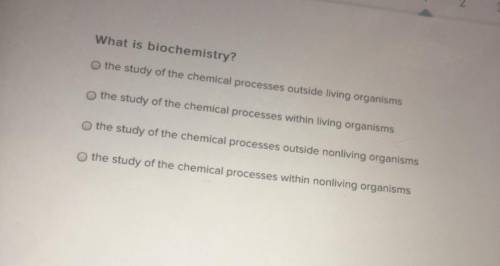 What is biochemistry ? 
Please help