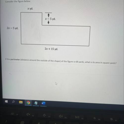 Question 5: Find area from the given perimeter