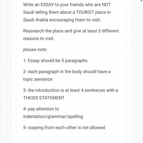 Essay 
Can someone write for me an essay please