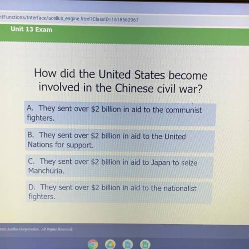 How did the United States become involved in the Chinese civil war?