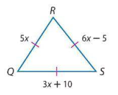 What are the side lengths of the equilateral triangle?