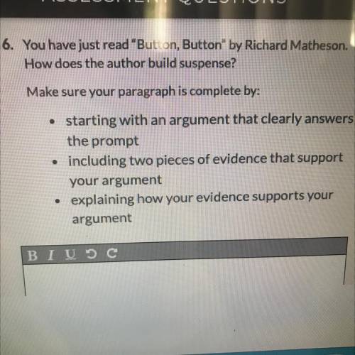How does the author build suspense??