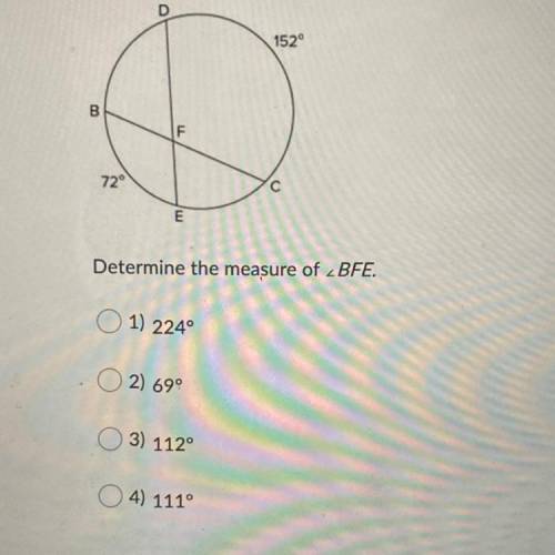 Determine the measure of