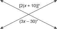 PLEASE HELP ME!!!
What is the value of x?
Enter your answer in the box.
x =