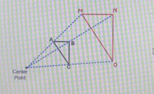 Which of the following scale factor will have a triangle ABC as the image after a dilation?

A 3
B