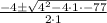 \frac{-4\pm\sqrt{4^2-4\cdot1\cdot-77}}{2\cdot1}