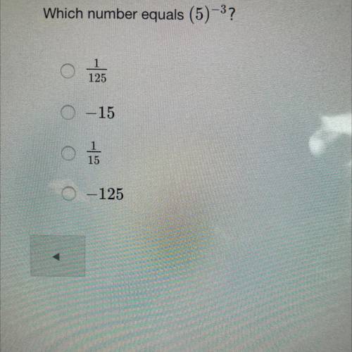 Which number equals (5)-3?
