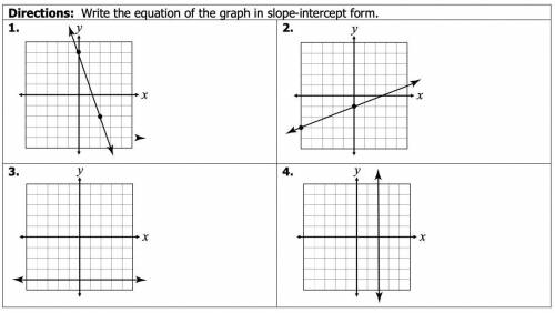 What are the answers for these graphs?