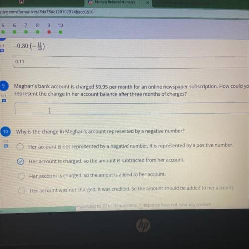 I need help with number 9 please