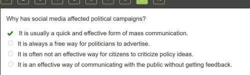Why has social media affected political campaigns?