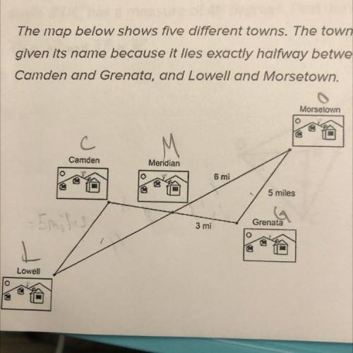 Using the information in the map, what is the distance between Camden and Lowell? Explain your reas