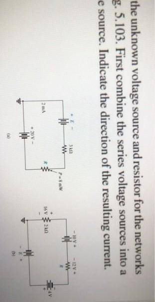 ASSIGNMENT ...unknown source and resistor