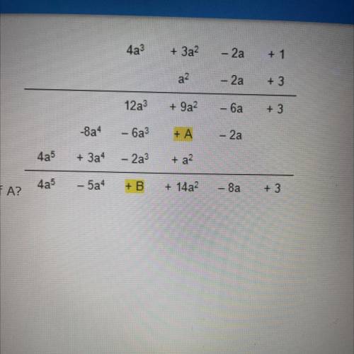 HELP PLS

use the vertical method to multiply (4a^3 - 2a + 3a^2 + 1) and (3-2a+a^2) what would be