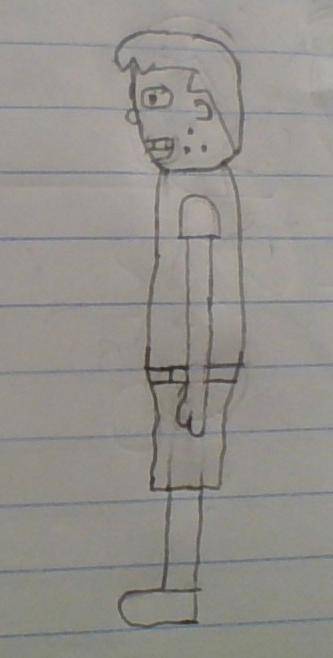 Im drawing a cartoon character for my upcoming comic series and I just drew the main character. doe