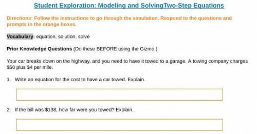 Gizmos: Modeling and SolvingTwo-Step Equations

if you have the full sheet answer key comment it d