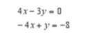 Solving simultaneous equations using matrices