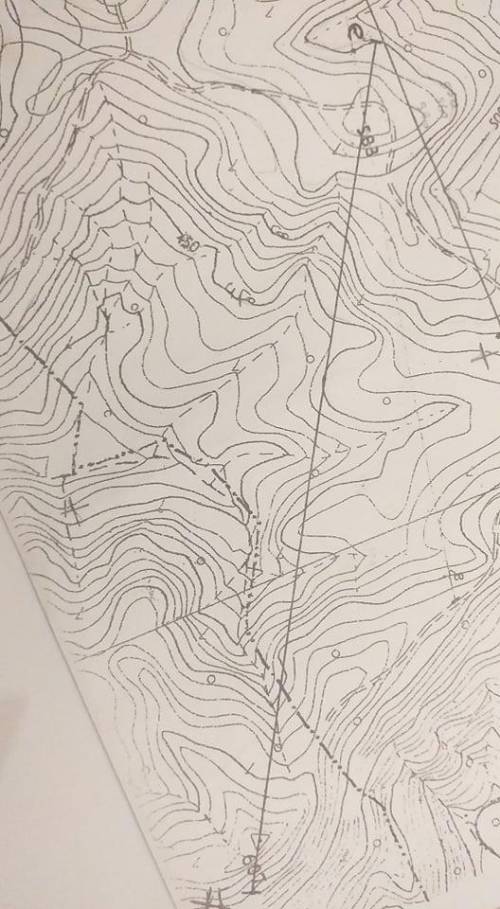 Help me please carte topographic (e and f)