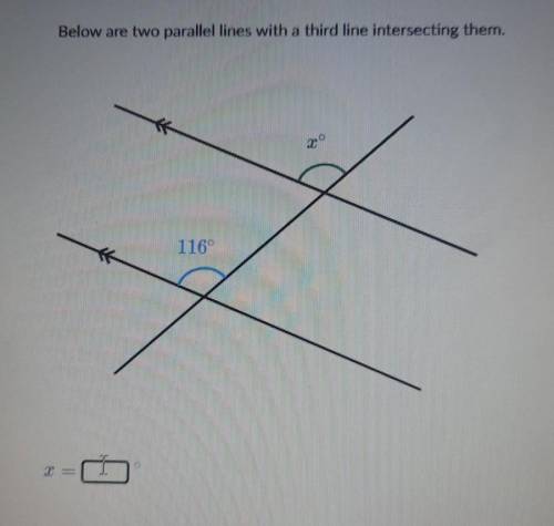 Please help I don't understand what it wants :(

NO LINKSBelow are two parallel lines with