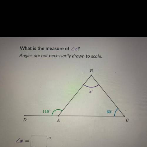 Need help quickly 
(Finding angle measures using triangles)
