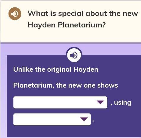 Does anyone know? Help please I'm embarrased What is so special about the new Hayden Planetarium?