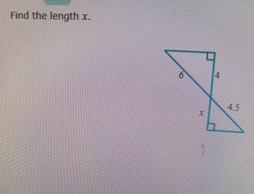 PLZ HELP I NEED IT Find the length for X