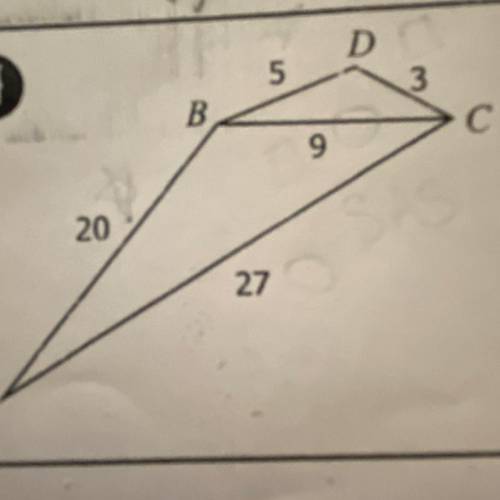 Determine if the triangle is AA~, SSS~, SAS~, or Not ~. Please help!