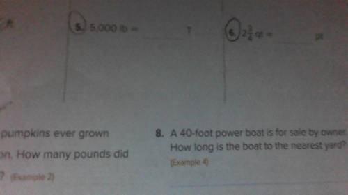 Whats the answer to number 5 and 6