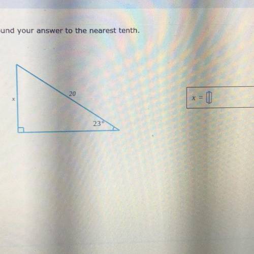 Solve for x I need help on this question