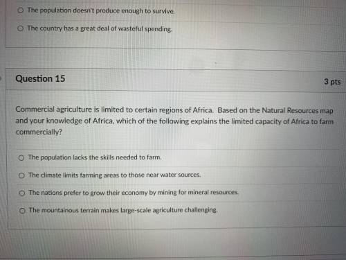 World geography please help
