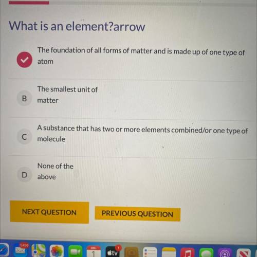 What is an element? Arrow