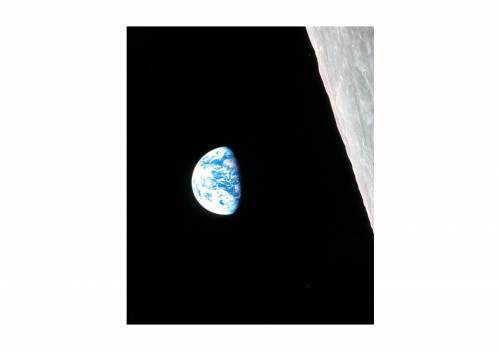 1. When the astronaut took this photo of Earth, what moon phase would have been visible in View fro