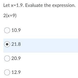 I NEED THE RIGHT ANSWER FOR THIS MATH QUESTION PLEASE !!!
