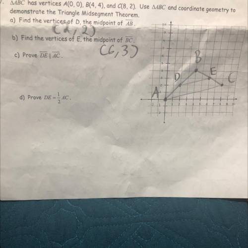 Does someone know the answers for c and d?