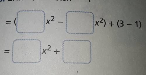 1.2.1x² + 3 – 0.5x² - 1