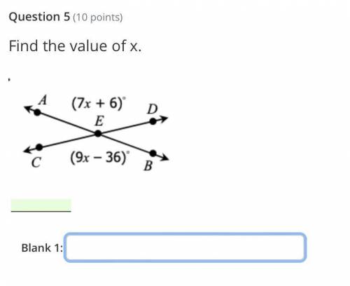 Find the Value of X. PLEASE HELP!!
