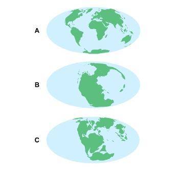 1. Which evidence did Wegener use to develop the theory of continental drift?

a.) The climate of
