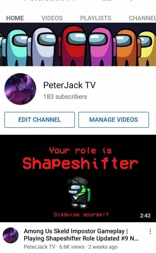 Subscribe to my channel please I beg you