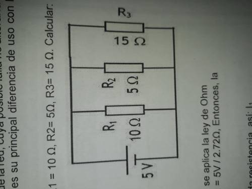 D) Encuentra el voltaje uno, dos y tres (V1, V2 y V3) del circuito en serie que está en el ejemplo,