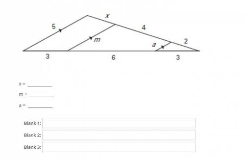 Find the varibles of the similiar triangles, and show work as well please.