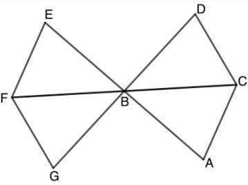 Given: B bisects EA, FE||CA, DC||GF

Prove: △BGF ≅ △BDC
I already know ∠FBG ≅ ∠DBC- vertical angle