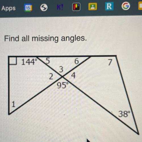 Find all missing angles.