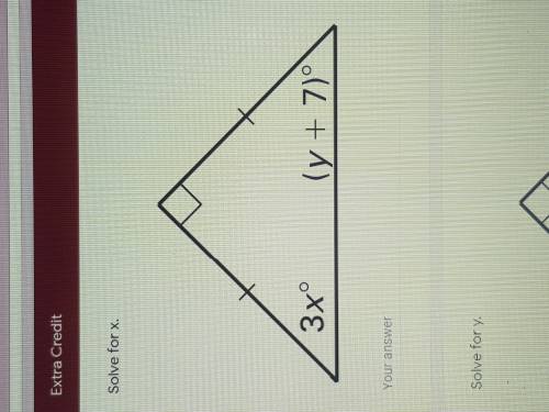 SOLVE FOR X & Y
last one, pls. this is for extra credit :)