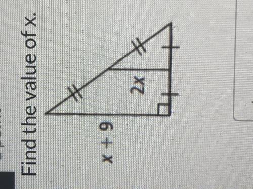Can somebody please find the value of x for me