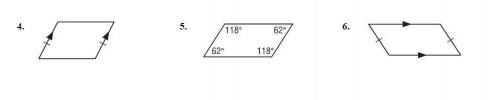 Determine whether each quadrilateral is a parallelogram. Justify your answer.