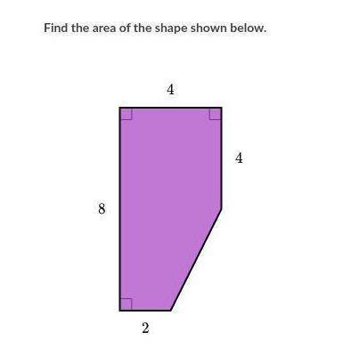 B89a4ed3c54f7a92e4c4c9dc4
3283b6a.jpeg
Find the area of the shape shown below.